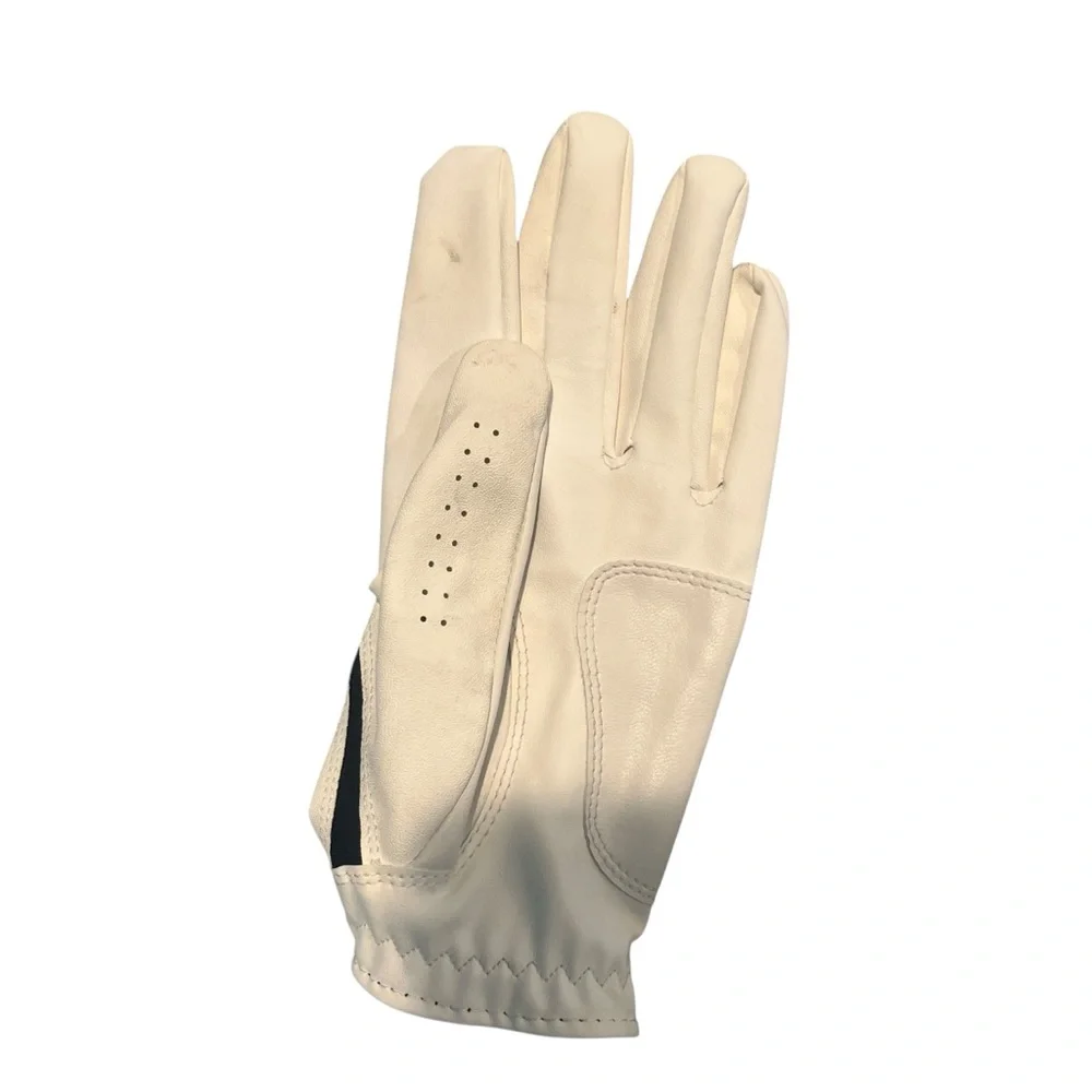 FJ Footjoy Womens ML WeatherSof Golf Glove‎ Left Hand White Black Golfing Sports